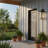 29.5 in. 4-Light Black Outdoor Wall Sconce with Glass Shade-806285638-806285634