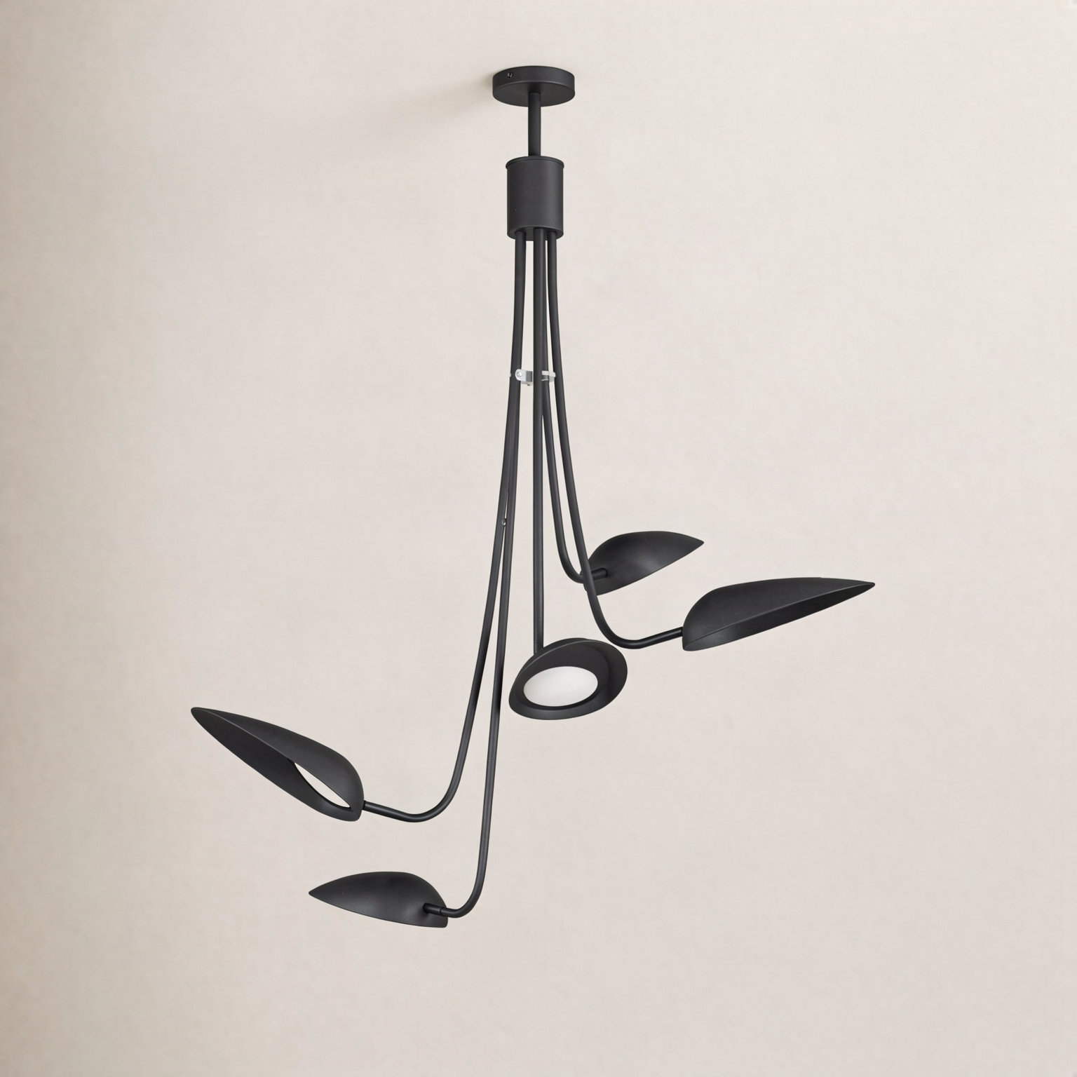 Inge 5 Light Dimmable LED Plug-in Pendant