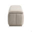 Modern Taupe Storage Bench Cushion Seat 1pc Plywood Frame Fabric Upholstery Home Furniture