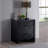 Morris  2 Drawer Nightstand Black-747588195