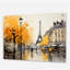 Jaune et gris, art de rue parisien - art mural acrylique Paris-1014699629