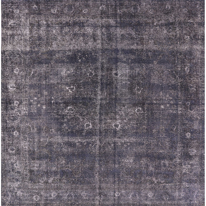 Tapis 100% Mid-Century moderne lavable à la machine 1856, Carré 5 pi