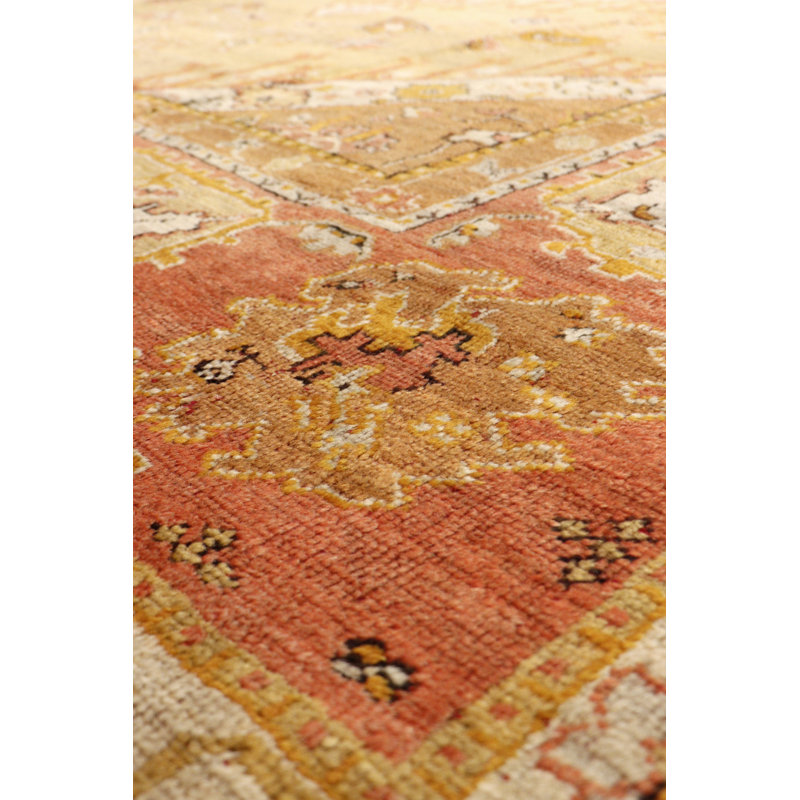 Oushak Hand Knotted Wool Oriental Area Rug