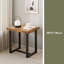 Table de chevet, table de chevet en MDF, petite table de thé, canapé avec pieds en métal