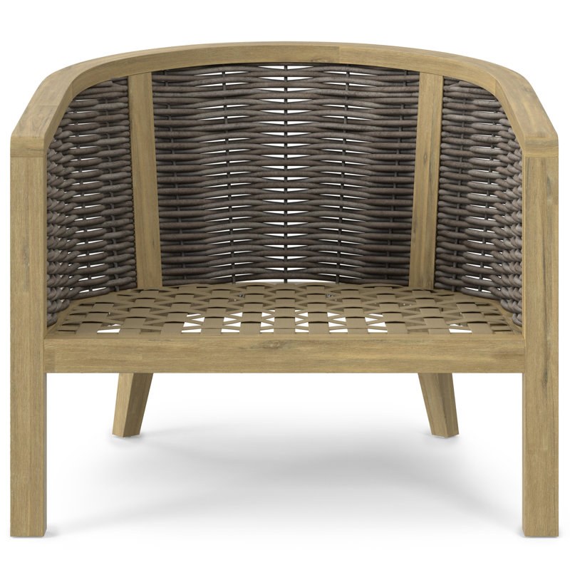 Chaise de patio avec coussin Parksac