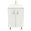 Ensemble de meuble-lavabo simple pour la salle de bain de 18 po Kaoru-35424904