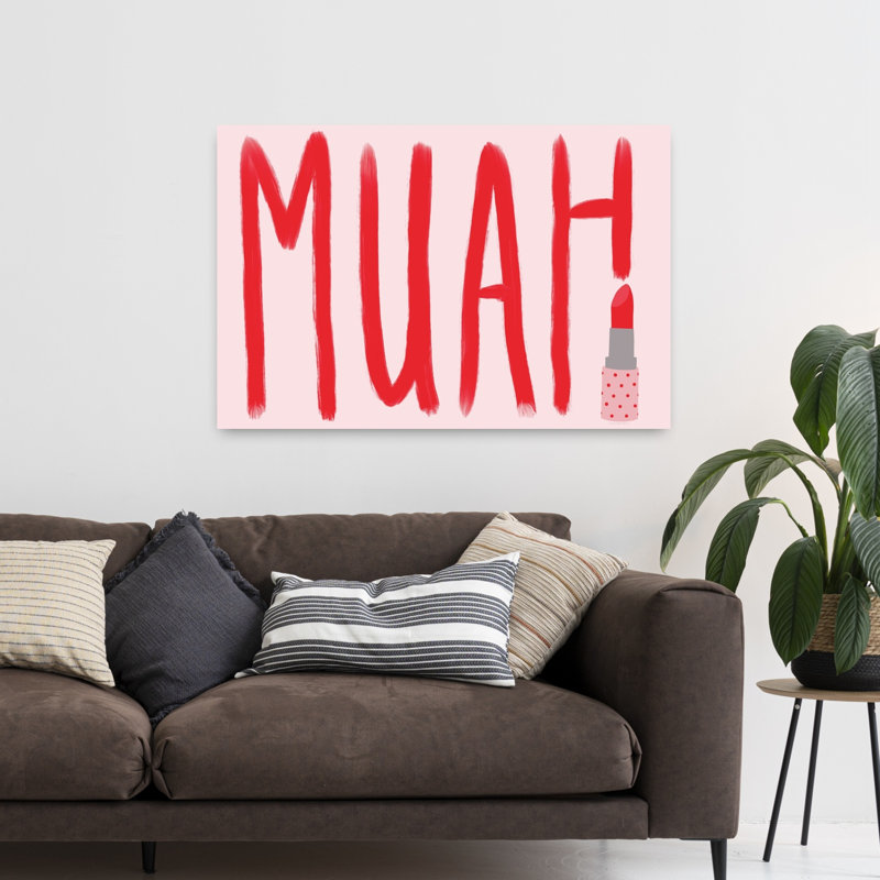 Muah, art contemporain, H 48 po x l 32 po