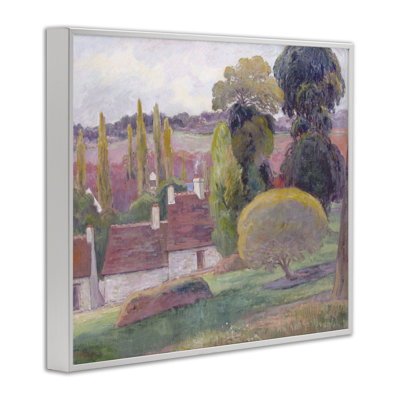 A Farm In Brittany Gauguin Framed Giclee, design by Stellar Design Studio
