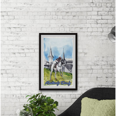 " Kentucky Derby " by Marmont Hill Painting Print