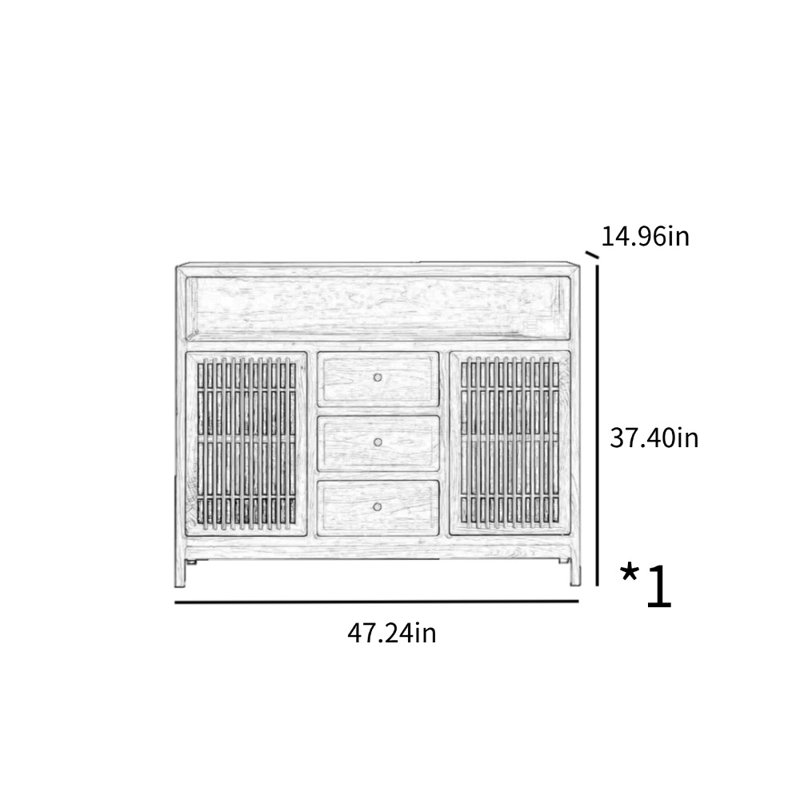 Armoire d'appoint Zen Tea Room