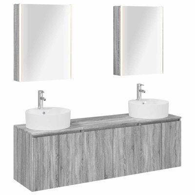 Vanity & Mirror Set