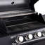 JOVNO 4 - Burner Freestanding Propane Gas Grill with Side Burner-101253395