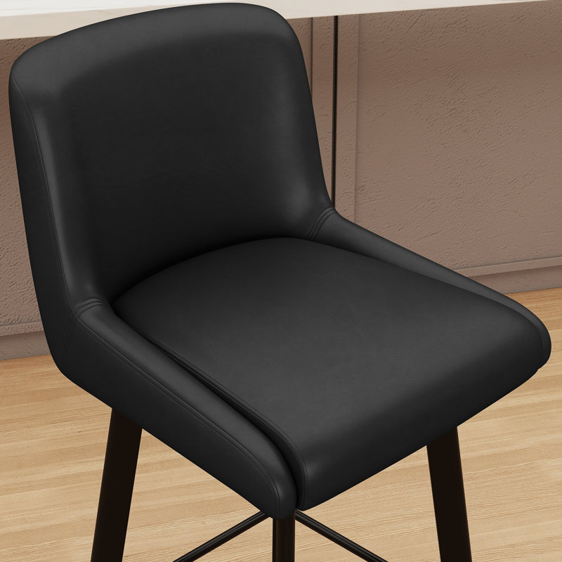 Tabouret de bar 26 po H, 4, Noir, Tabouret de bar = siège d'une hauteur de 26 po