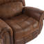 Fauteuil inclinable manuel en daim de 40,75 po de largeur-435719557
