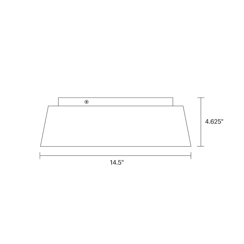 Asher 3 - Light Flush Mount, Matte White