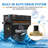 Black Series 7.5KW Steam Bath Generator With Wireless Remote, BLUETOOTH, WIFI, And Dual Aroma Pump In Matte Black