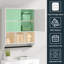 Armoire de salle de bain avec barre à serviettes et tablette-887614784