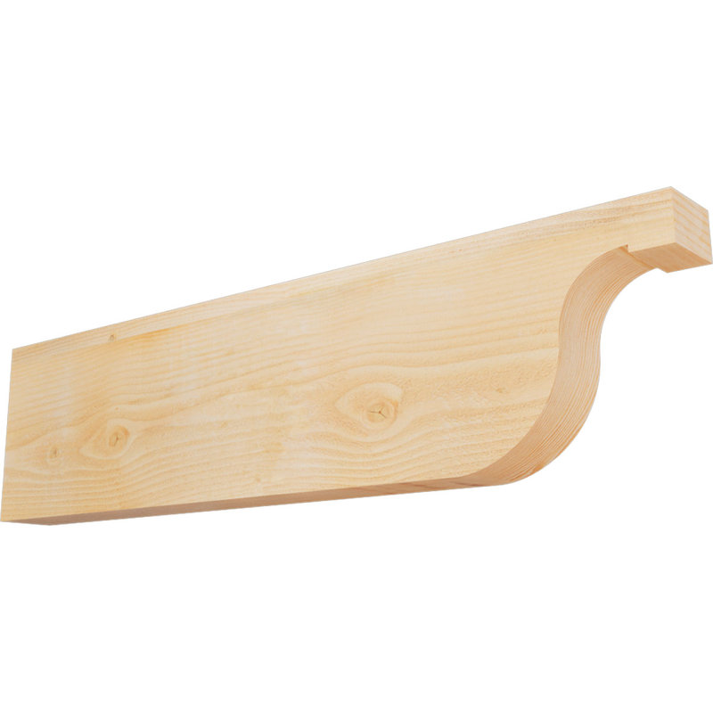 Queue de chevron Del Monte, Douglas, 12"H x 4"W x 48"L