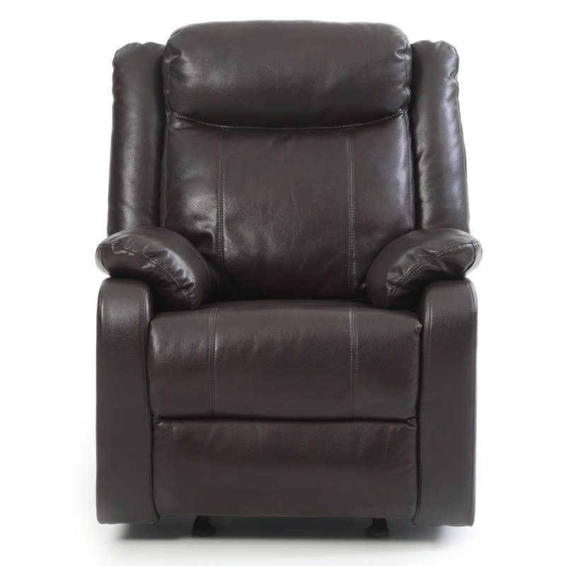 Fauteuil inclinable Ward, brun foncé, Marron foncé
