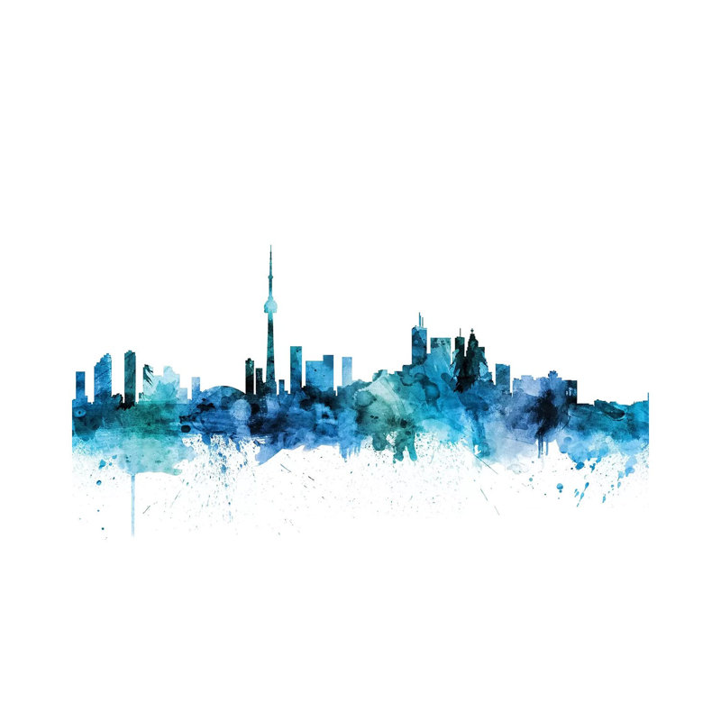 Toronto, Canada Skyline by Michael Tompsett - 1 Piece Wrapped Canvas Wall Art, 66.04 cm H x 45.72 cm W x 3.175 cm D