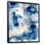 Aquarelle abstraite classique bleu II - peinture sur toile-67380313-67380312