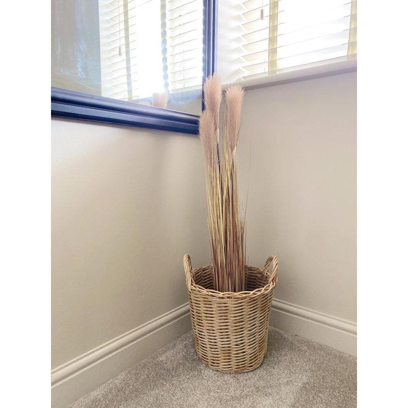 Pampas Glass Arrangement in Basket