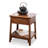 17.72" Brown Solid Wood Rectangular Coffee Table