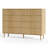 Fluted 9-Drawer Double Dresser For Bedroom, 55.1" Modern Chest Of Drawers With Deep Drawers, Curved Profile Design, Wood Drawer Organizer For Living Room, Hallway, Nursery, Hallway Closet-1445189509