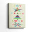 Joy Joy Peace Love - Cavas enveloppés de galerie-1434073716