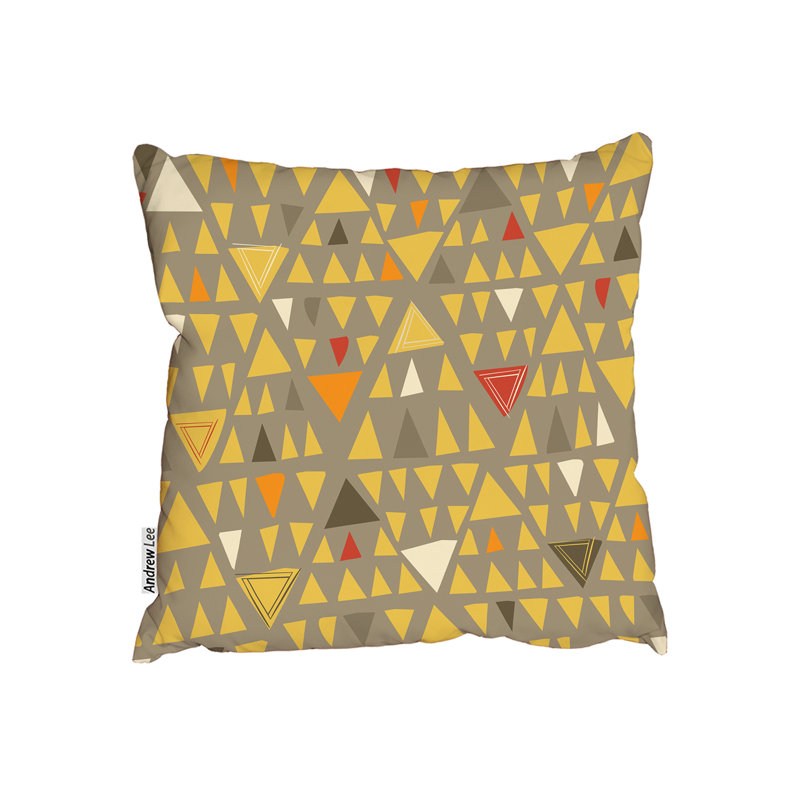 Autumn Triangles Cushion Cover, 45cm x 45cm