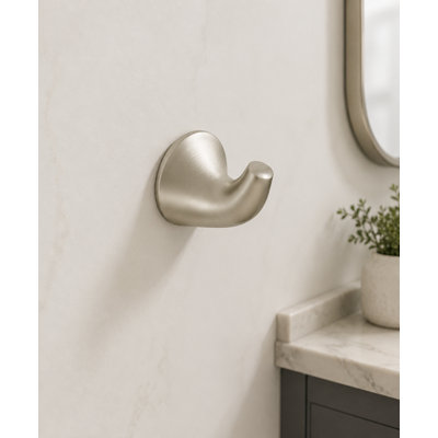 Wall-Mounted Stainless Steel Robe Hook for Bathroom