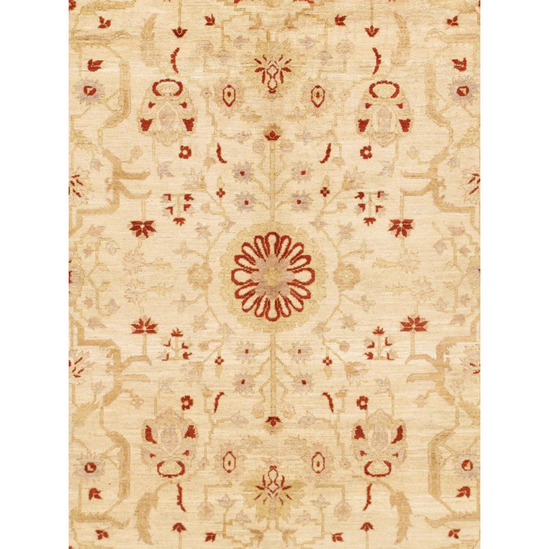Canvello Nomad Art Collection Hand-Knotted Lamb's Wool Area Rug- 9'3" X 12'6", Rectangle 9'3" x 12'6"