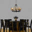 Lustre tambour 8 lumières Wheelright