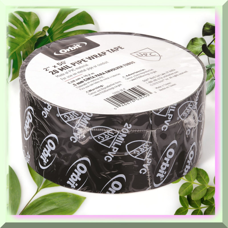 Heavy-Duty 2" x 50' Pipe Wrap Tape