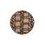 Colourful Pastel Painted Geometric Patterned Woven Carpet-220987507