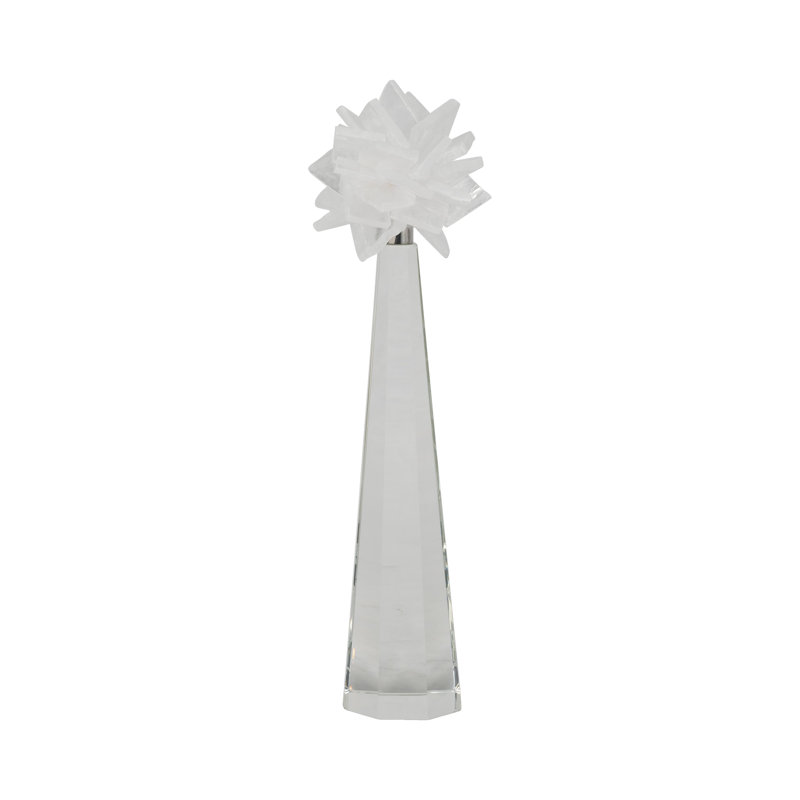 Calume Crystal Clear Clara Crystal Statuary, White