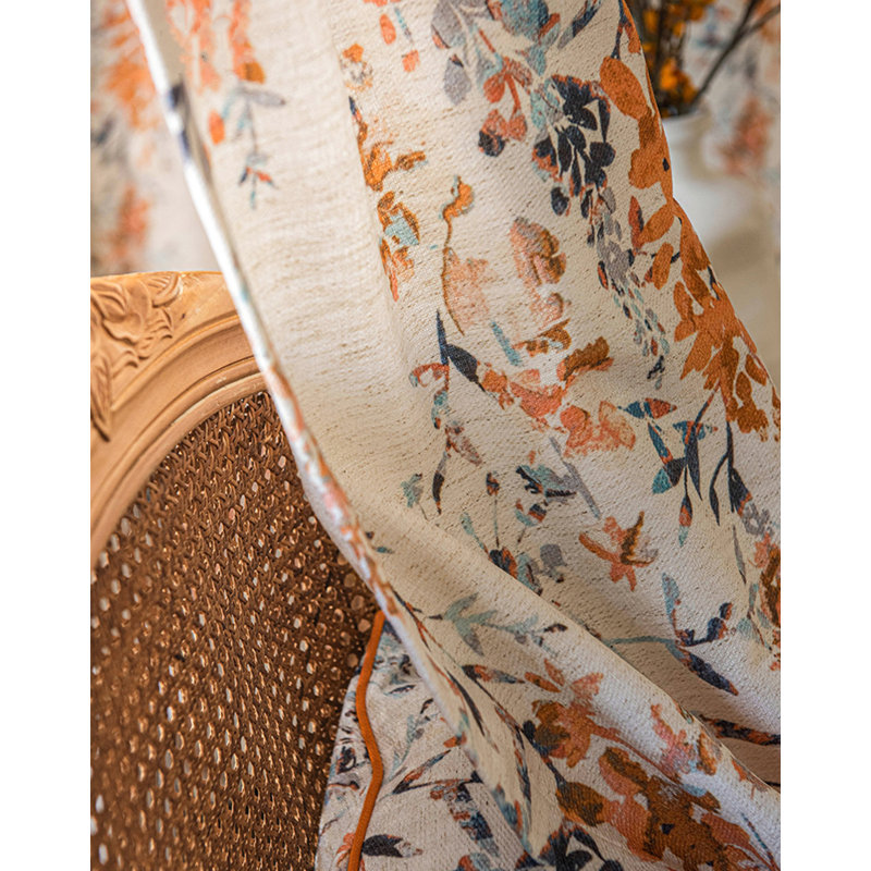 Paire de rideaux obscurcissant Susanna, L 50 po x L 84 po, Orange