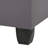 Chic Gray Contemporary Ottoman