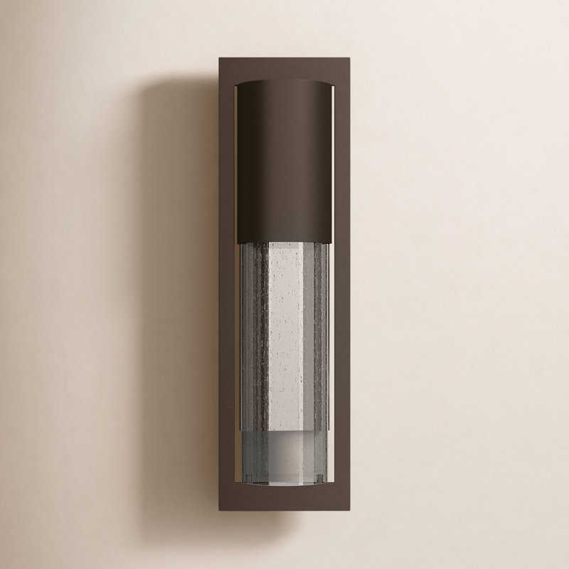 Dwell LED Outdoor Sconce, Buckeye Bronze, Incandescent, 15.5" H x 4.5" W x 4.75" D