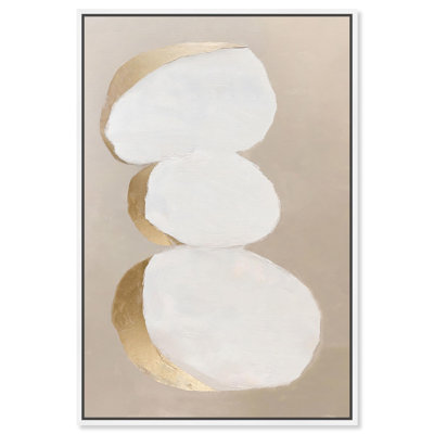 «Stacked Stones I Canvas Modern Boho Abstract» par 