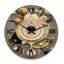 Horloge murale géométrique rétro-445761068