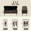 Patil Storage Ottoman with Flip Top, Steel Legs, for Bedroom-462595956