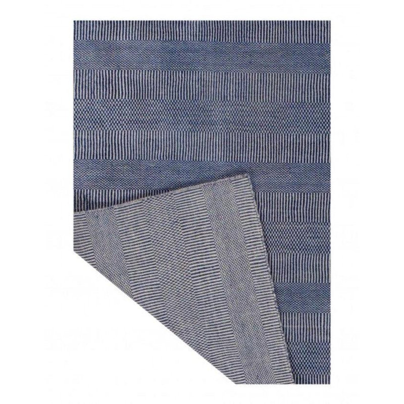 Striped Area Rug in Blue