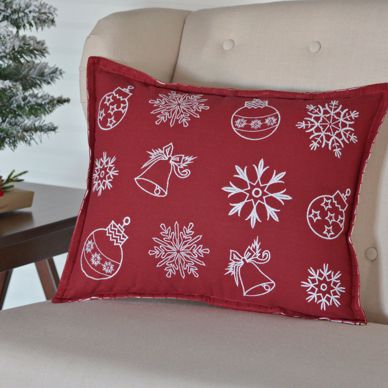 Festive Finds Rectangular Cotton Pillow Cover & Insert