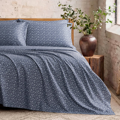 French Connection Printed Microfiber Sheet Set with Extra Pillowcases