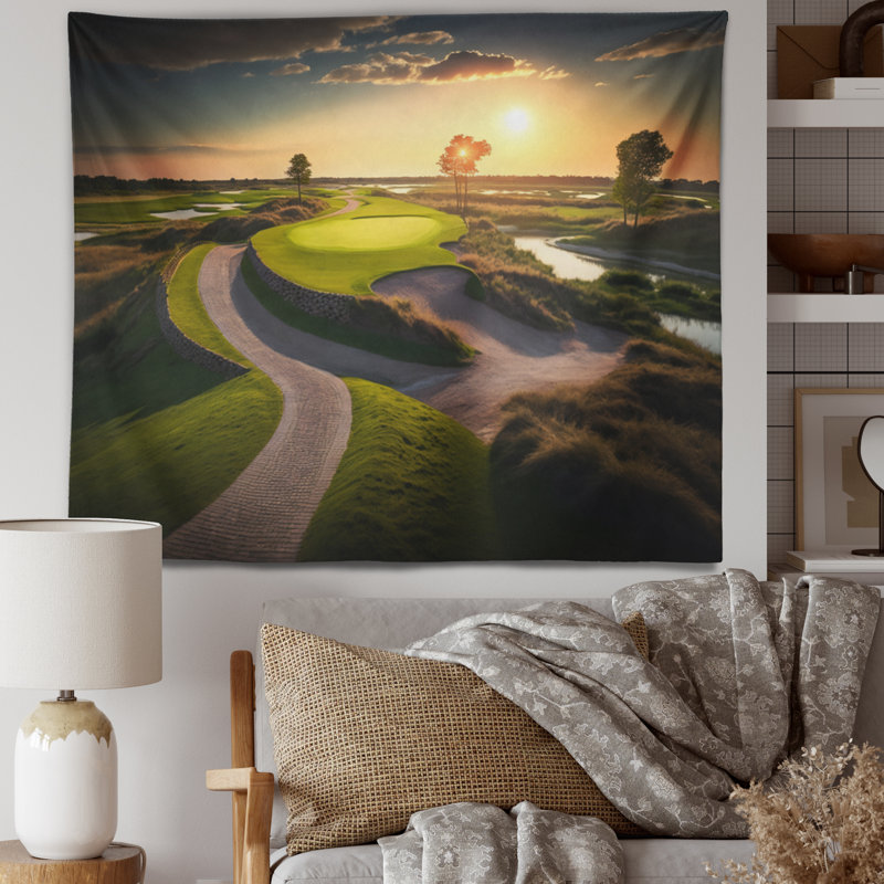 Polyester Tapestry, 50" H x 60" W