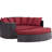 Convene 79" Wide Outdoor Wicker Patio Daybed with Cushions-678058611