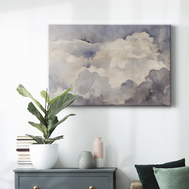 «Clouds in Neutral I-Gallery», toile tendue, H 12 po x l 18 po
