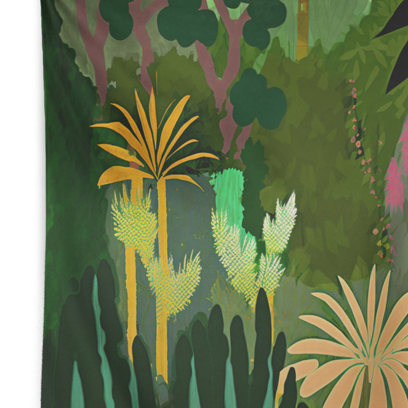 Tapisserie florale en polyester V Flora, H 32 po x l 39 po