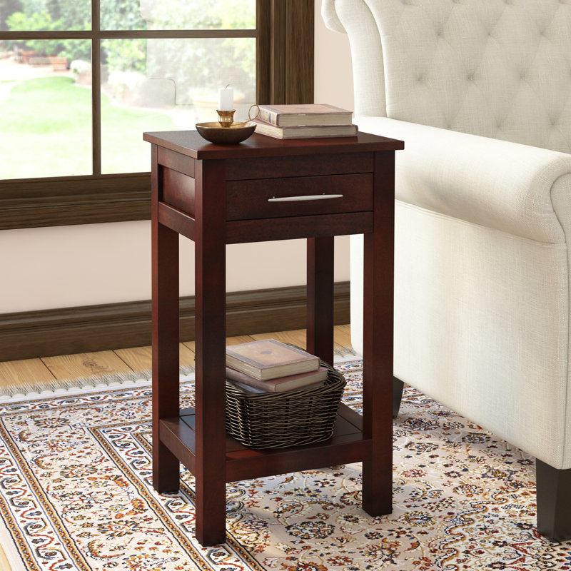 New Paltz Solid Wood End Table, Wenge